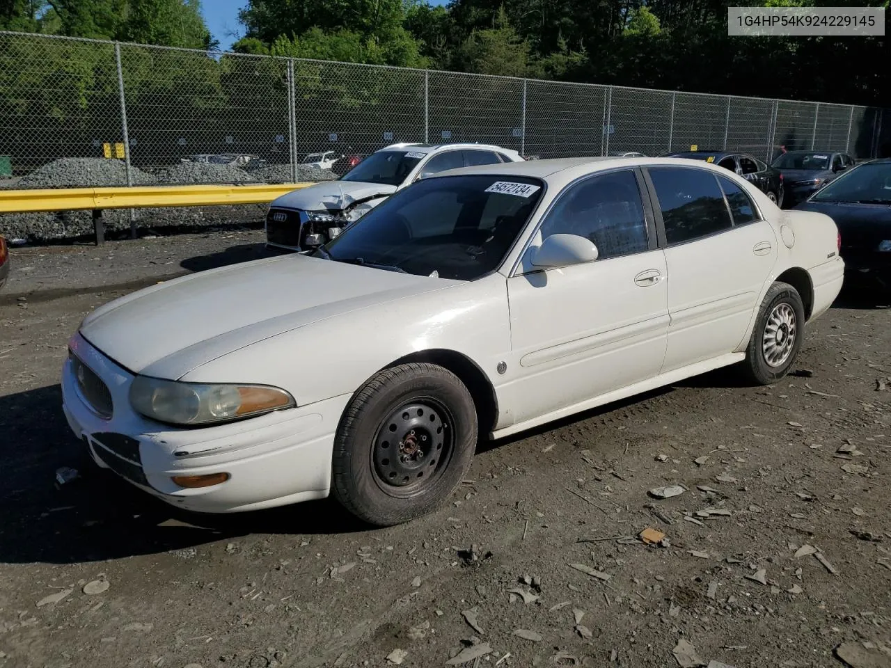 2002 Buick Lesabre Custom VIN: 1G4HP54K924229145 Lot: 54572134