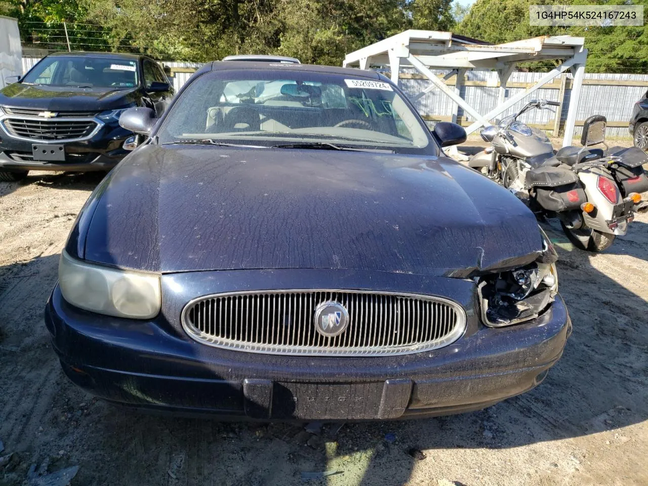 2002 Buick Lesabre Custom VIN: 1G4HP54K524167243 Lot: 55209724