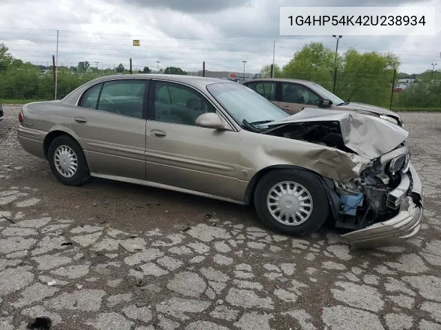 2002 Buick Lesabre Custom VIN: 1G4HP54K42U238934 Lot: 56227214