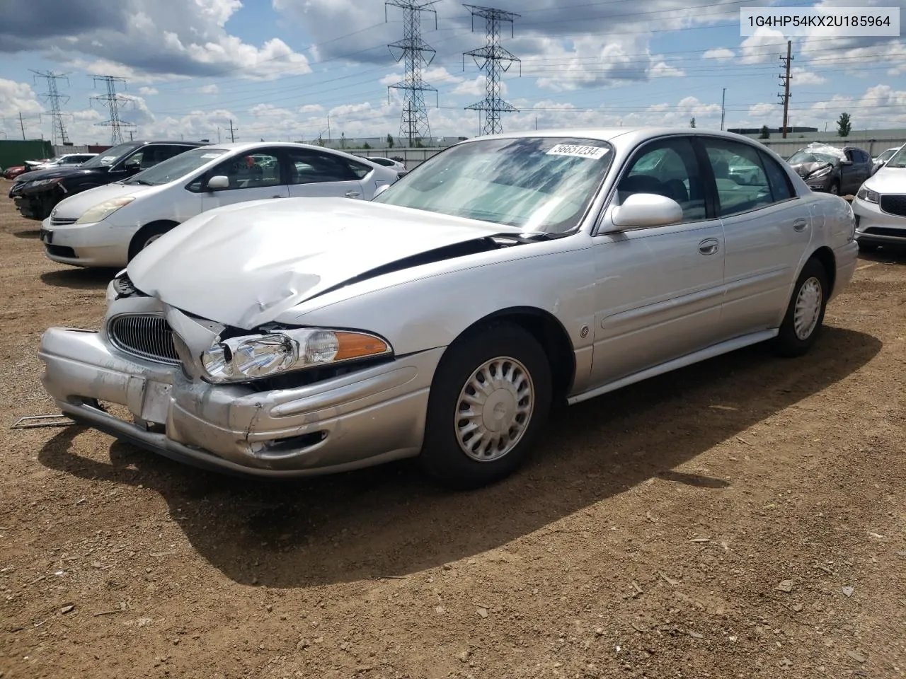 2002 Buick Lesabre Custom VIN: 1G4HP54KX2U185964 Lot: 56651234