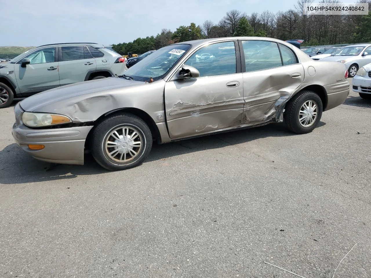 2002 Buick Lesabre Custom VIN: 1G4HP54K924240842 Lot: 62624384