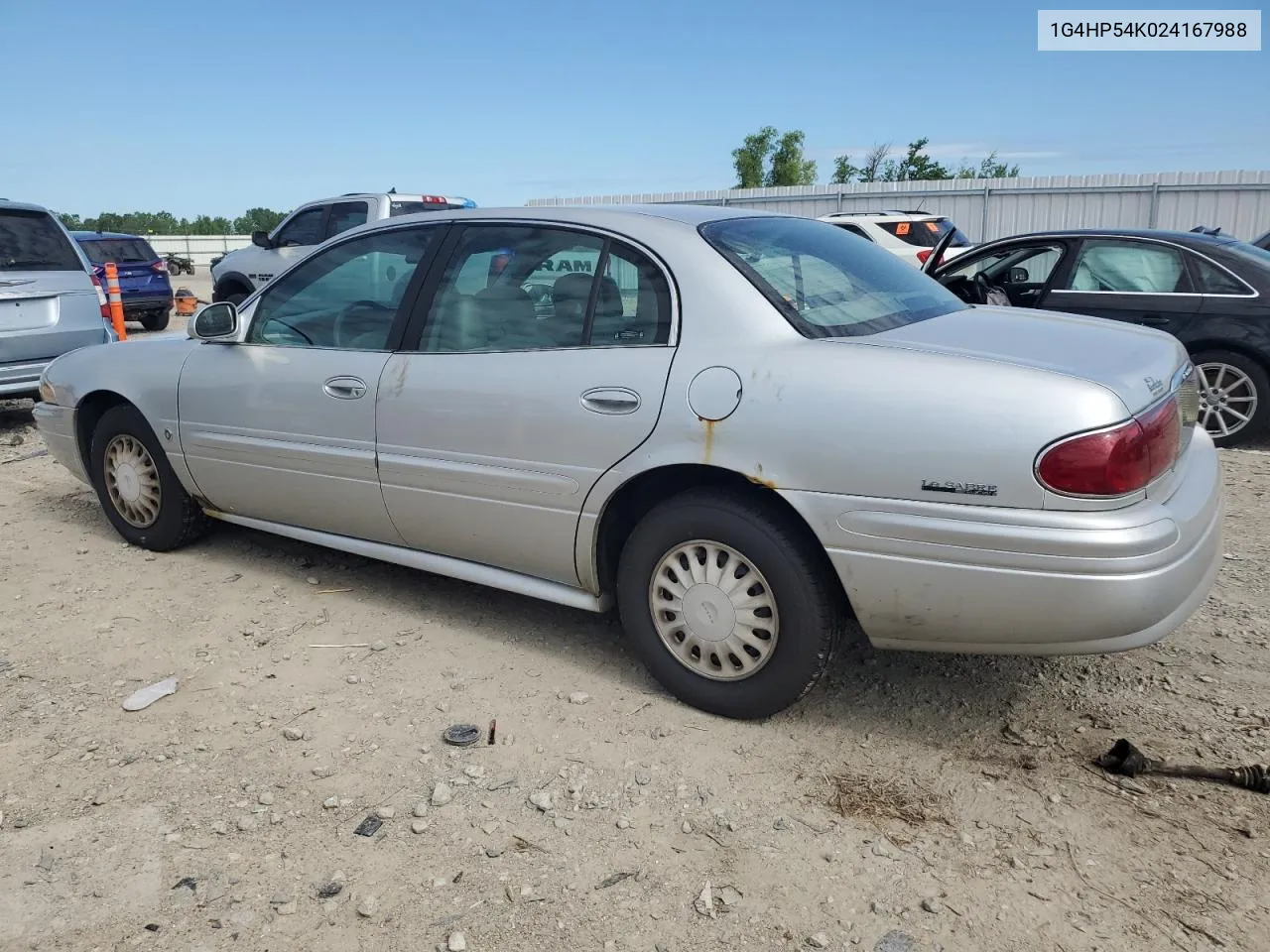 2002 Buick Lesabre Custom VIN: 1G4HP54K024167988 Lot: 62871674