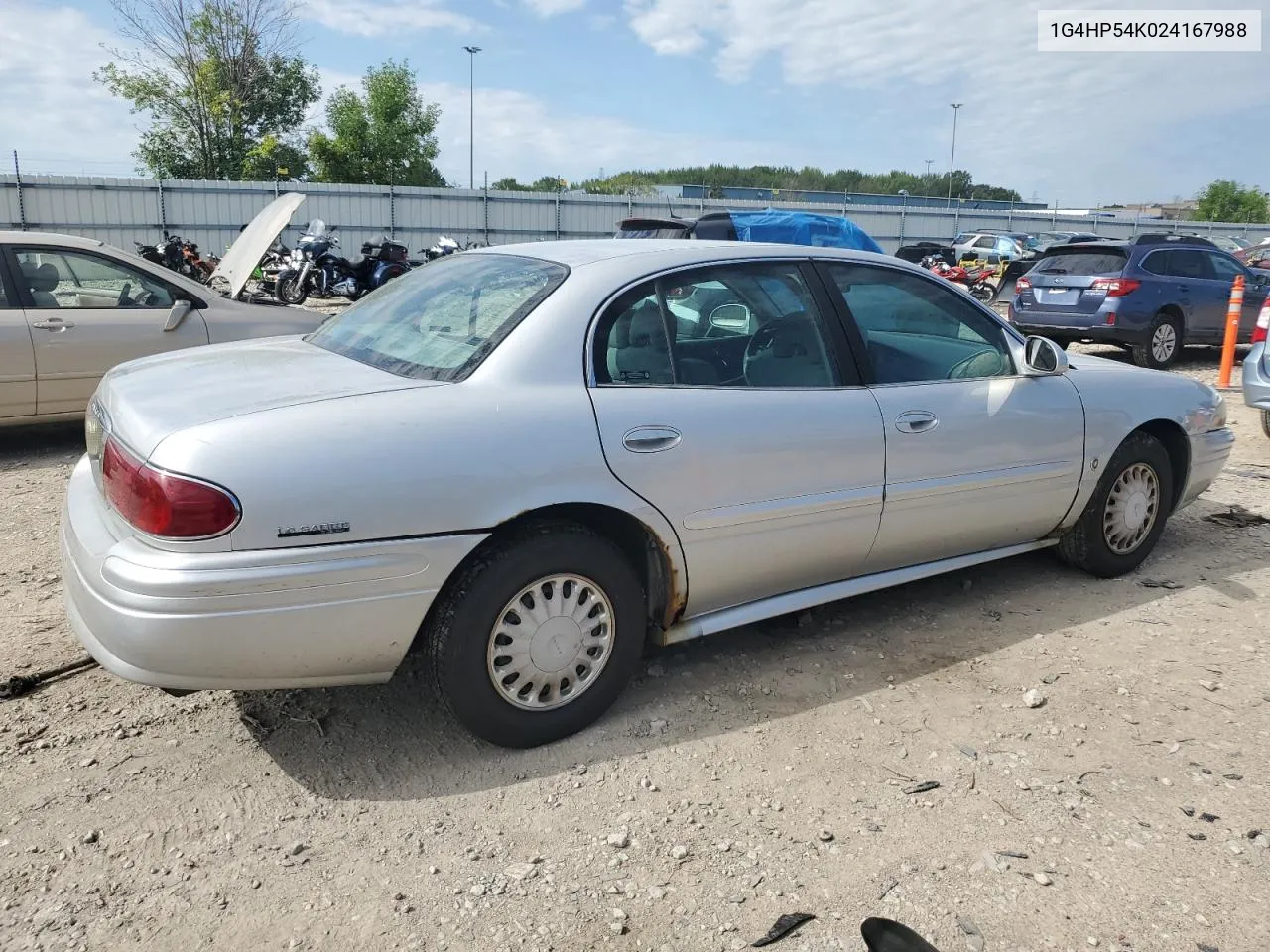 2002 Buick Lesabre Custom VIN: 1G4HP54K024167988 Lot: 62871674