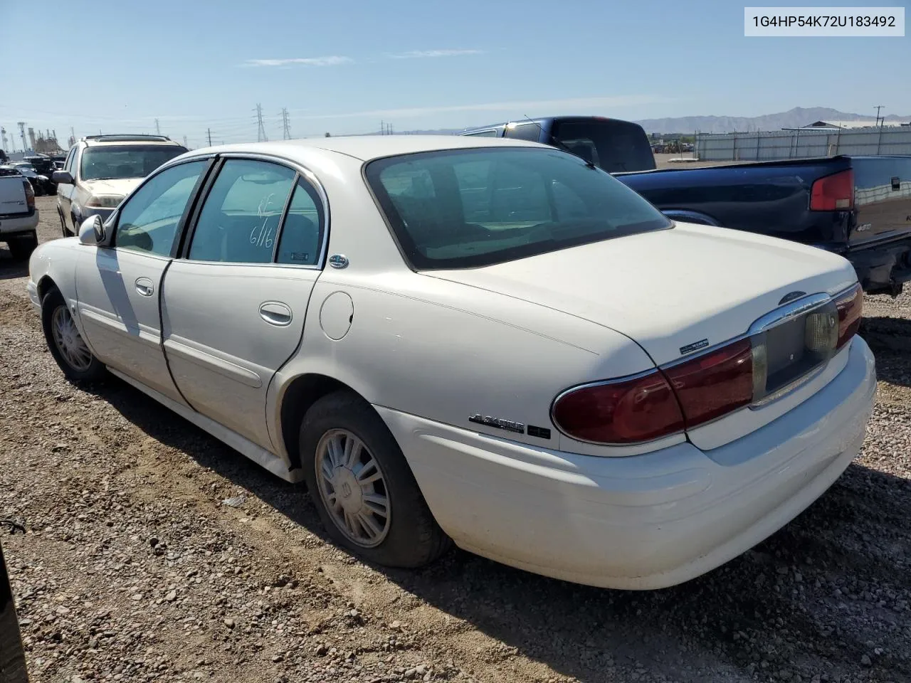 1G4HP54K72U183492 2002 Buick Lesabre Custom