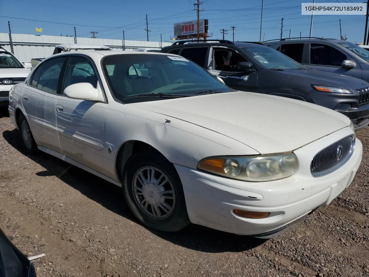 2002 Buick Lesabre Custom VIN: 1G4HP54K72U183492 Lot: 64818533