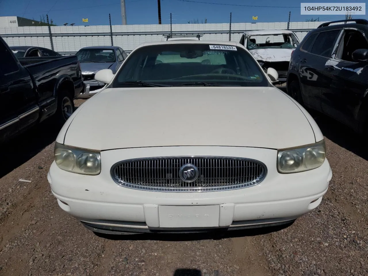 2002 Buick Lesabre Custom VIN: 1G4HP54K72U183492 Lot: 64818533