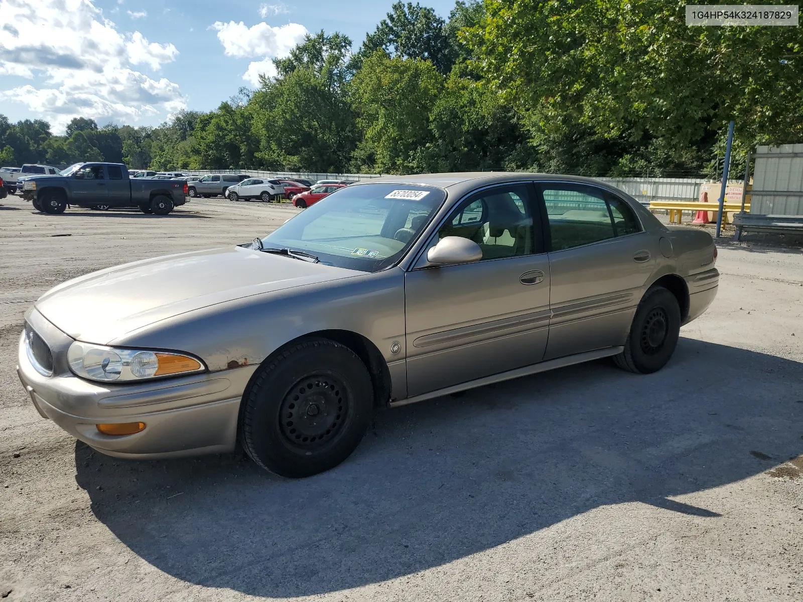 2002 Buick Lesabre Custom VIN: 1G4HP54K324187829 Lot: 65703054