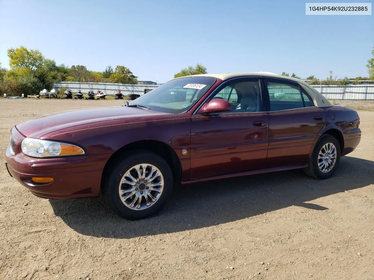 2002 Buick Lesabre Custom VIN: 1G4HP54K92U232885 Lot: 72036124