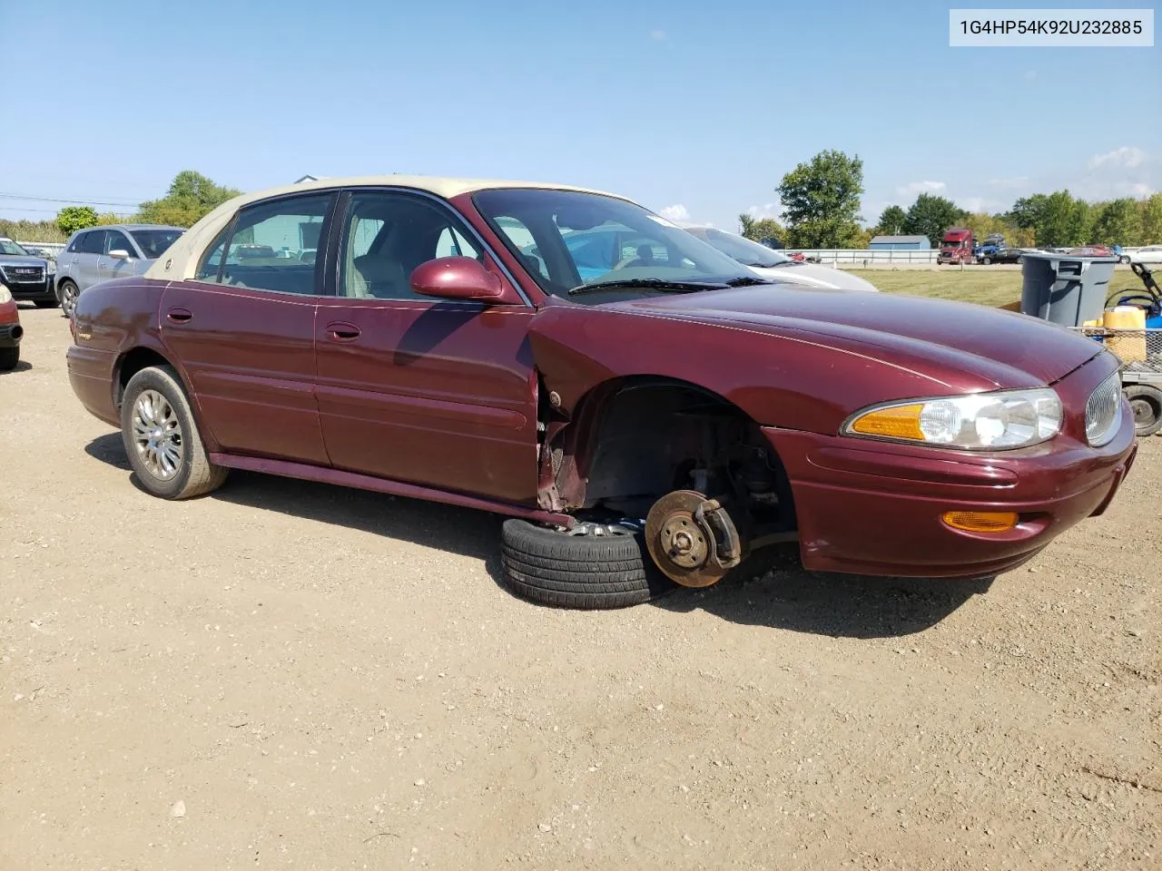 2002 Buick Lesabre Custom VIN: 1G4HP54K92U232885 Lot: 72036124