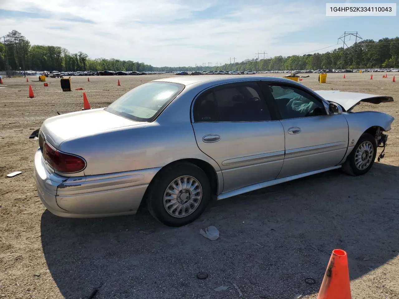 2003 Buick Lesabre Custom VIN: 1G4HP52K334110043 Lot: 48895104