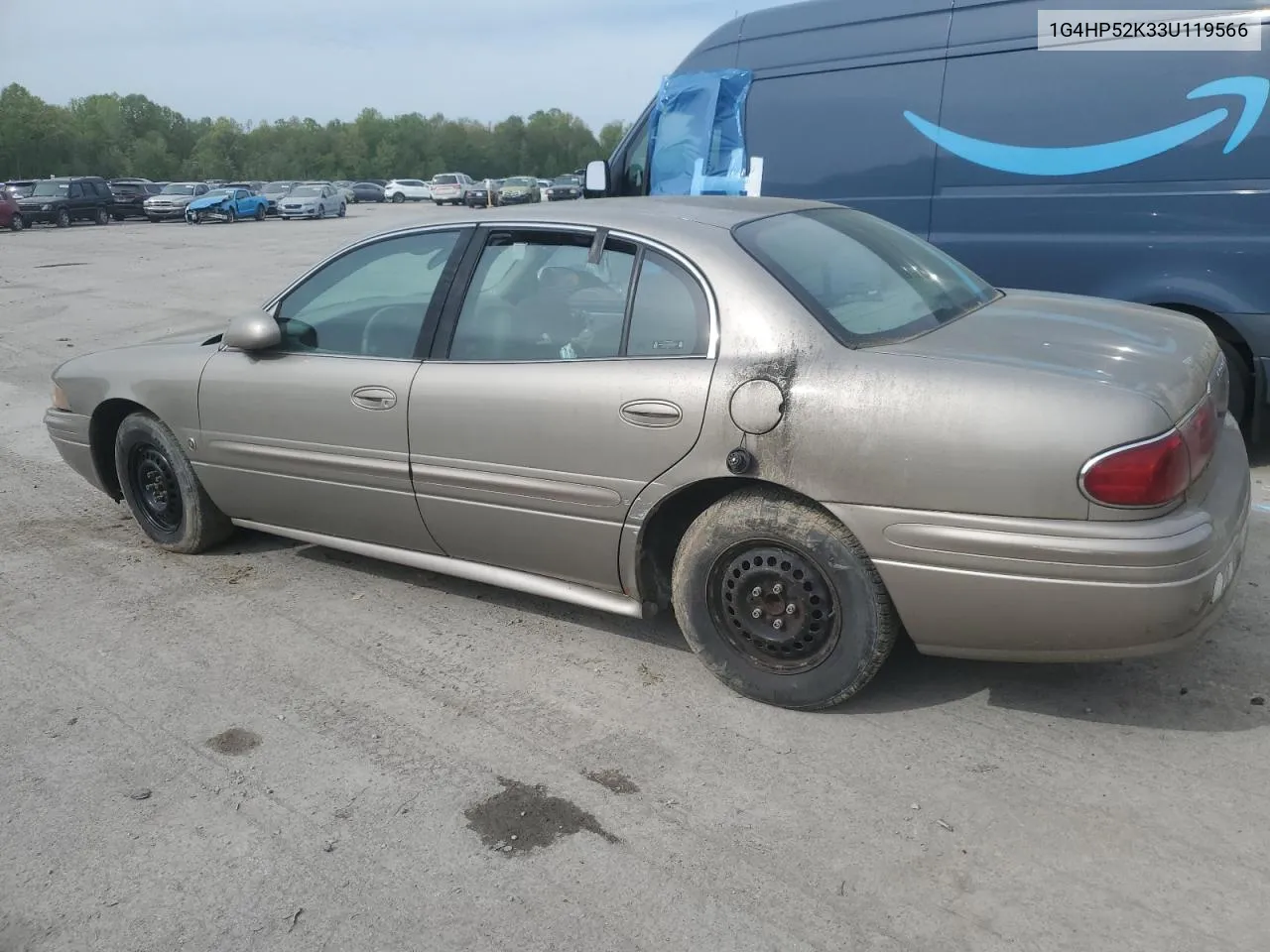 2003 Buick Lesabre Custom VIN: 1G4HP52K33U119566 Lot: 53500744