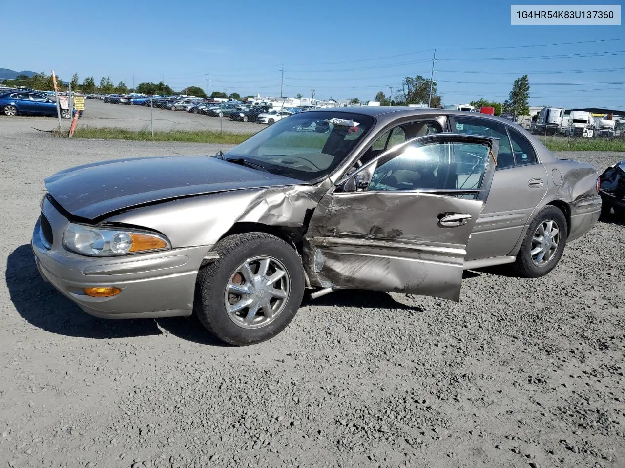 2003 Buick Lesabre Limited VIN: 1G4HR54K83U137360 Lot: 54212774