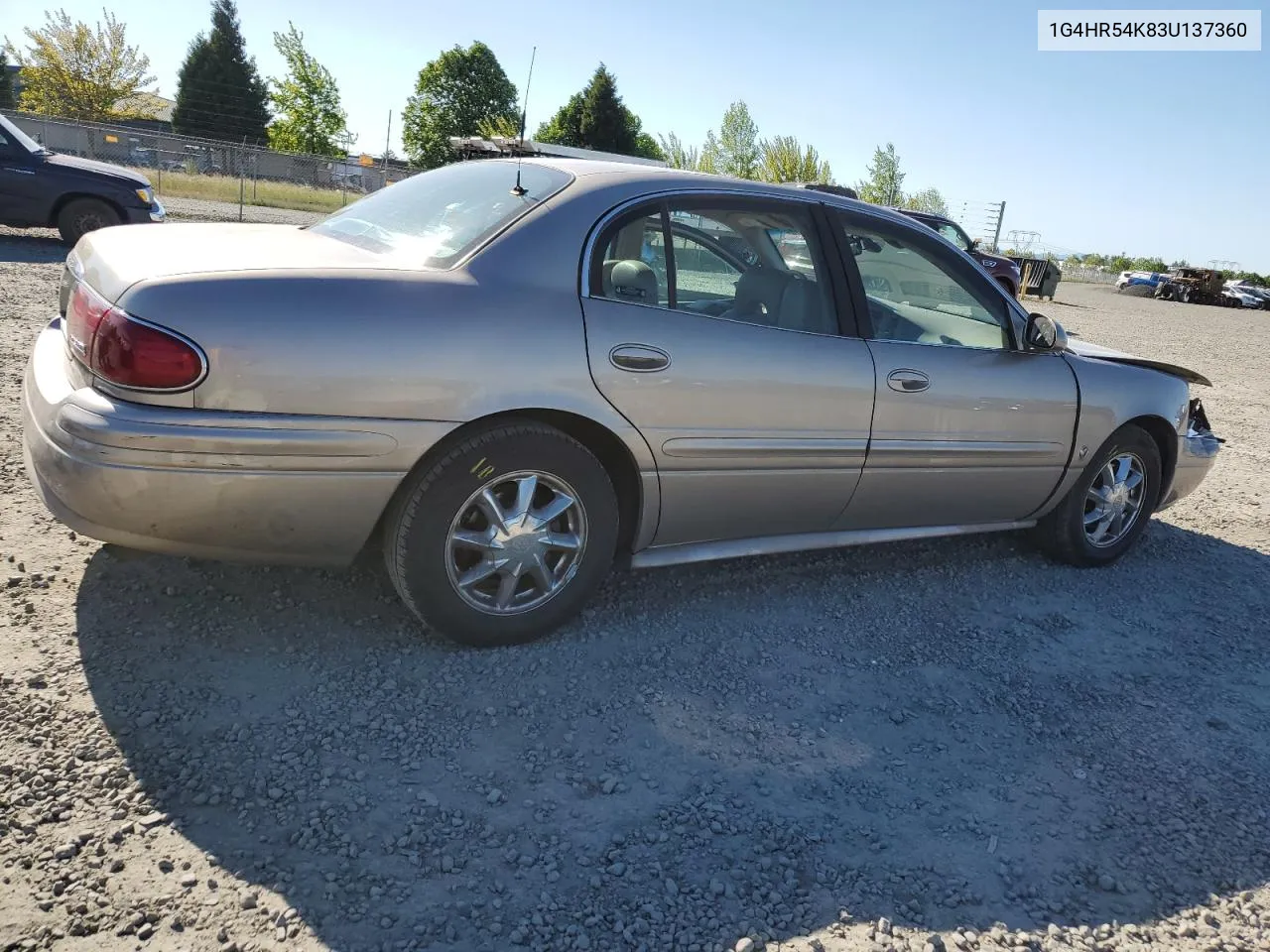 2003 Buick Lesabre Limited VIN: 1G4HR54K83U137360 Lot: 54212774