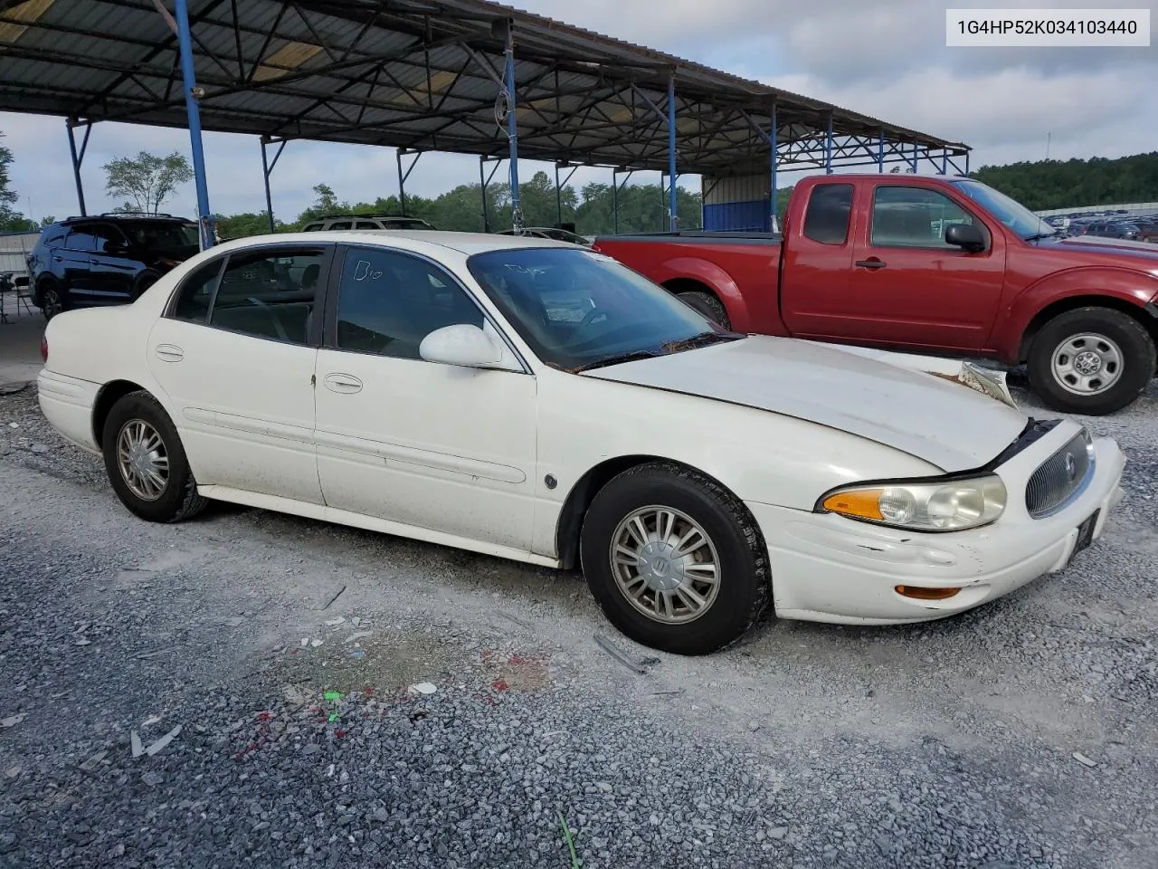 2003 Buick Lesabre Custom VIN: 1G4HP52K034103440 Lot: 57419114