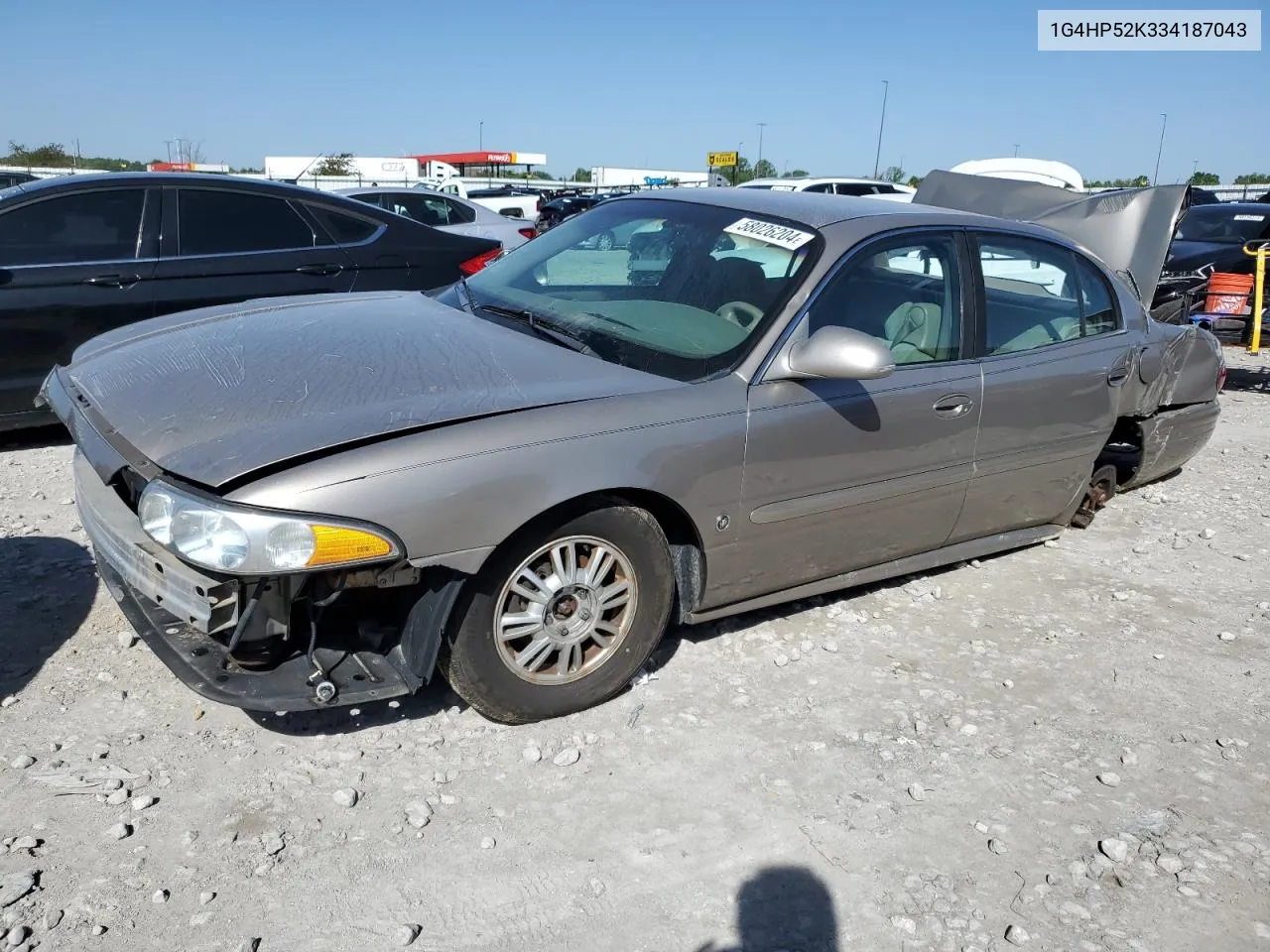 2003 Buick Lesabre Custom VIN: 1G4HP52K334187043 Lot: 58026204