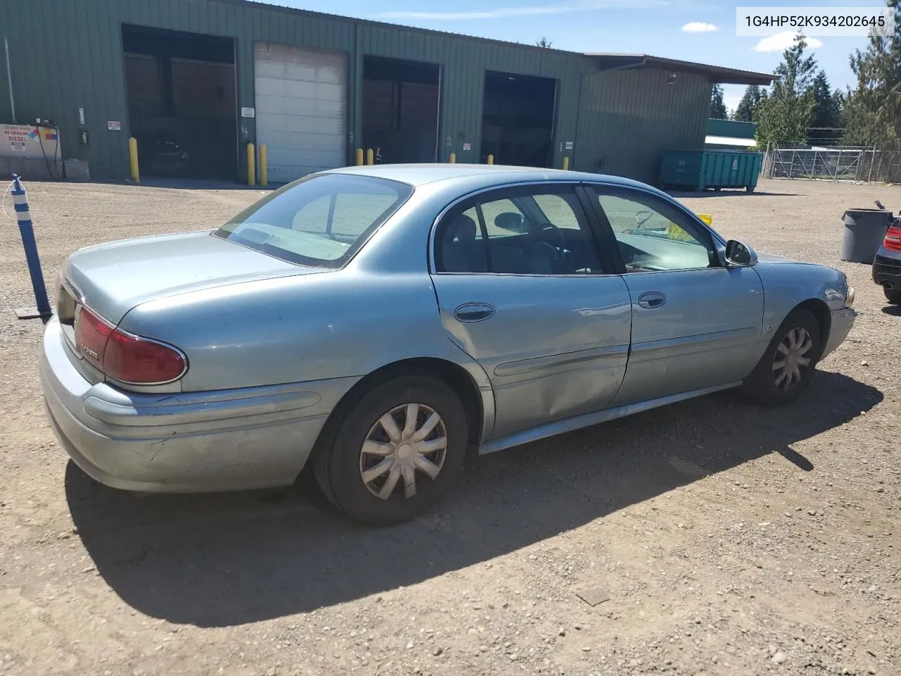 2003 Buick Lesabre Custom VIN: 1G4HP52K934202645 Lot: 61267164