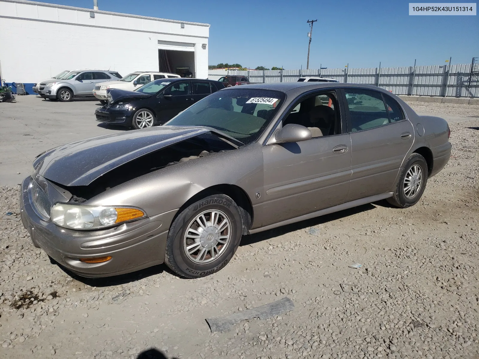 2003 Buick Lesabre Custom VIN: 1G4HP52K43U151314 Lot: 61525494