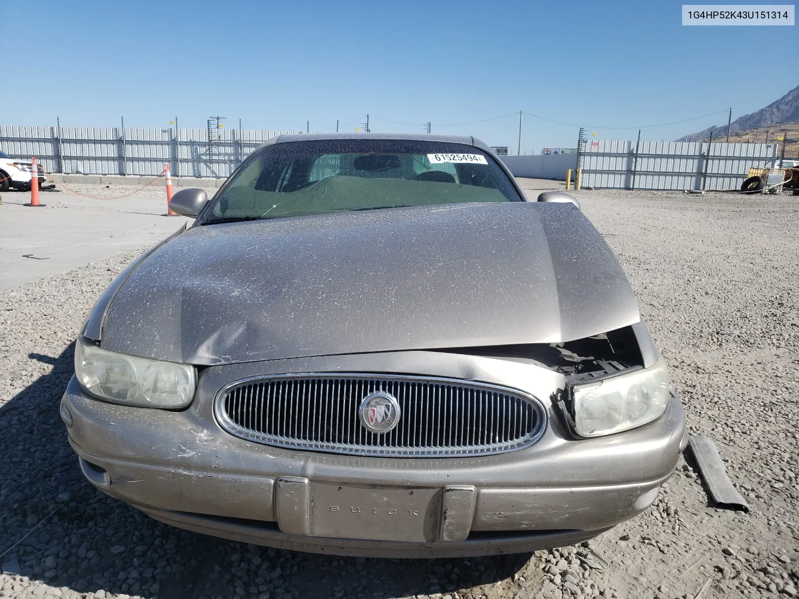 2003 Buick Lesabre Custom VIN: 1G4HP52K43U151314 Lot: 61525494