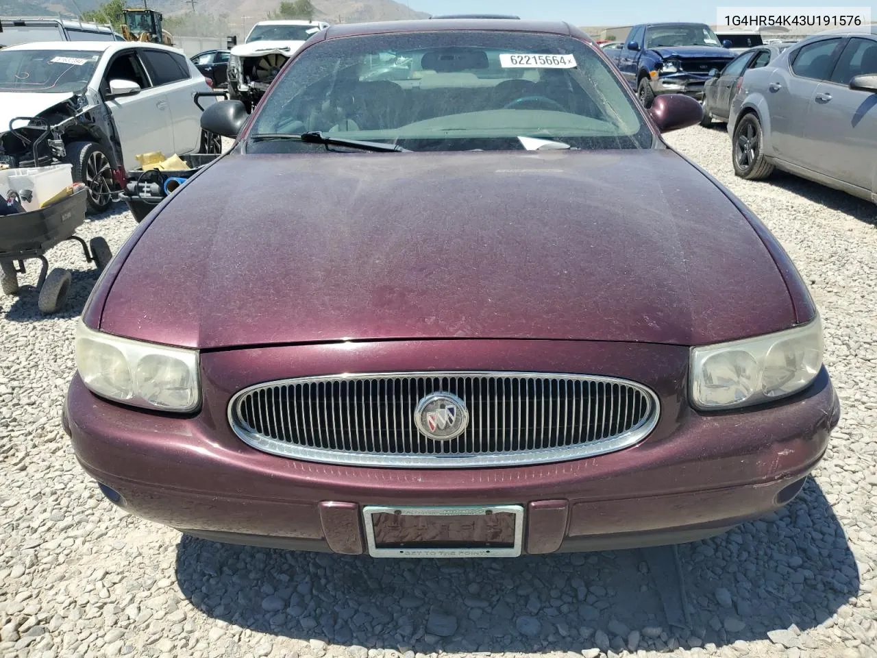 2003 Buick Lesabre Limited VIN: 1G4HR54K43U191576 Lot: 62215664