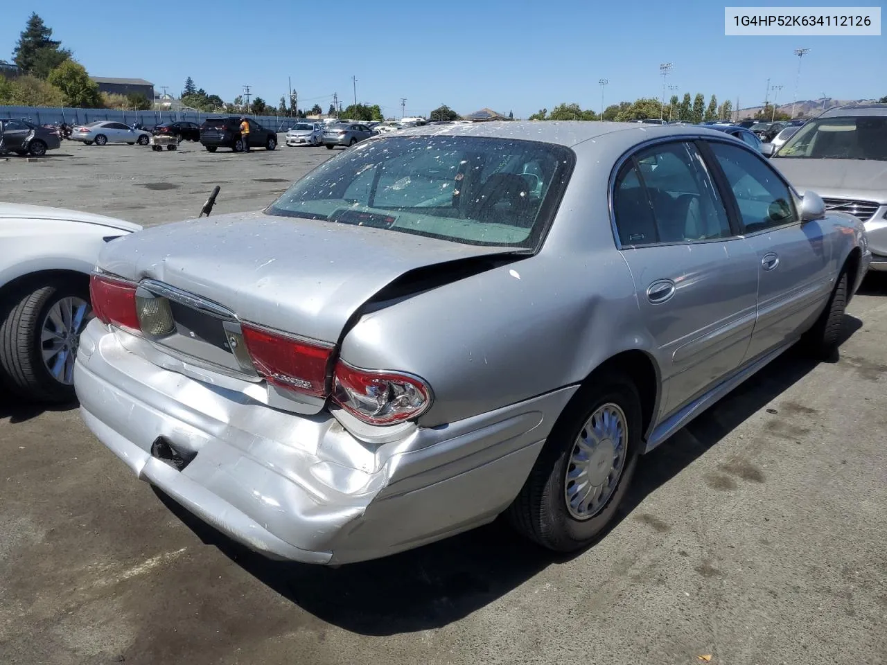 2003 Buick Lesabre Custom VIN: 1G4HP52K634112126 Lot: 68567574