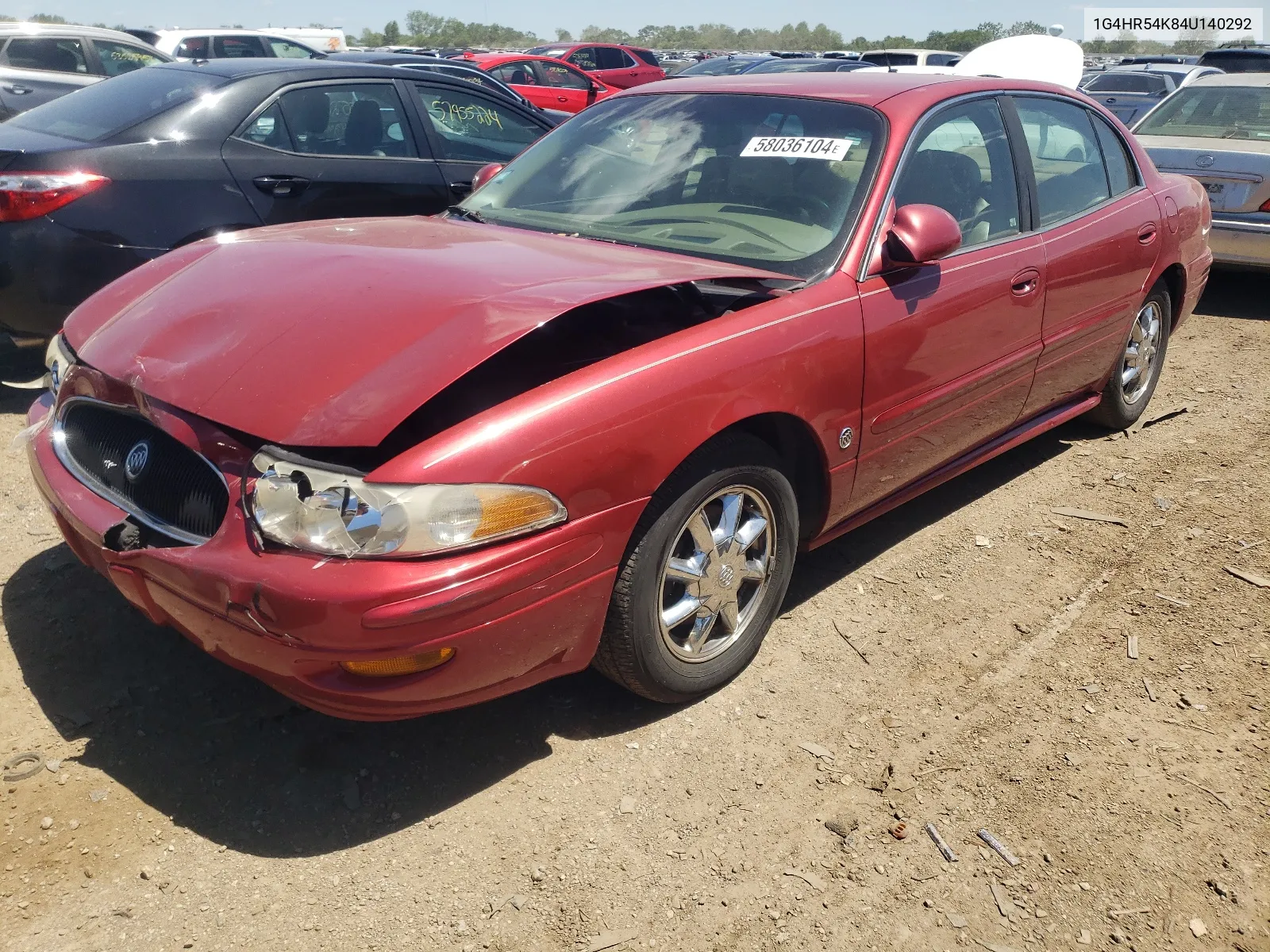 2004 Buick Lesabre Limited VIN: 1G4HR54K84U140292 Lot: 58036104