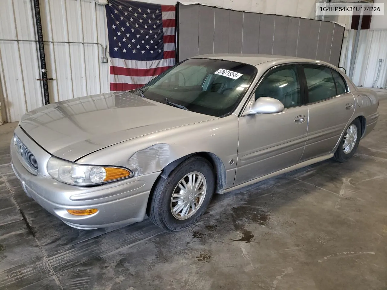 2004 Buick Lesabre Custom VIN: 1G4HP54K34U174226 Lot: 59871924