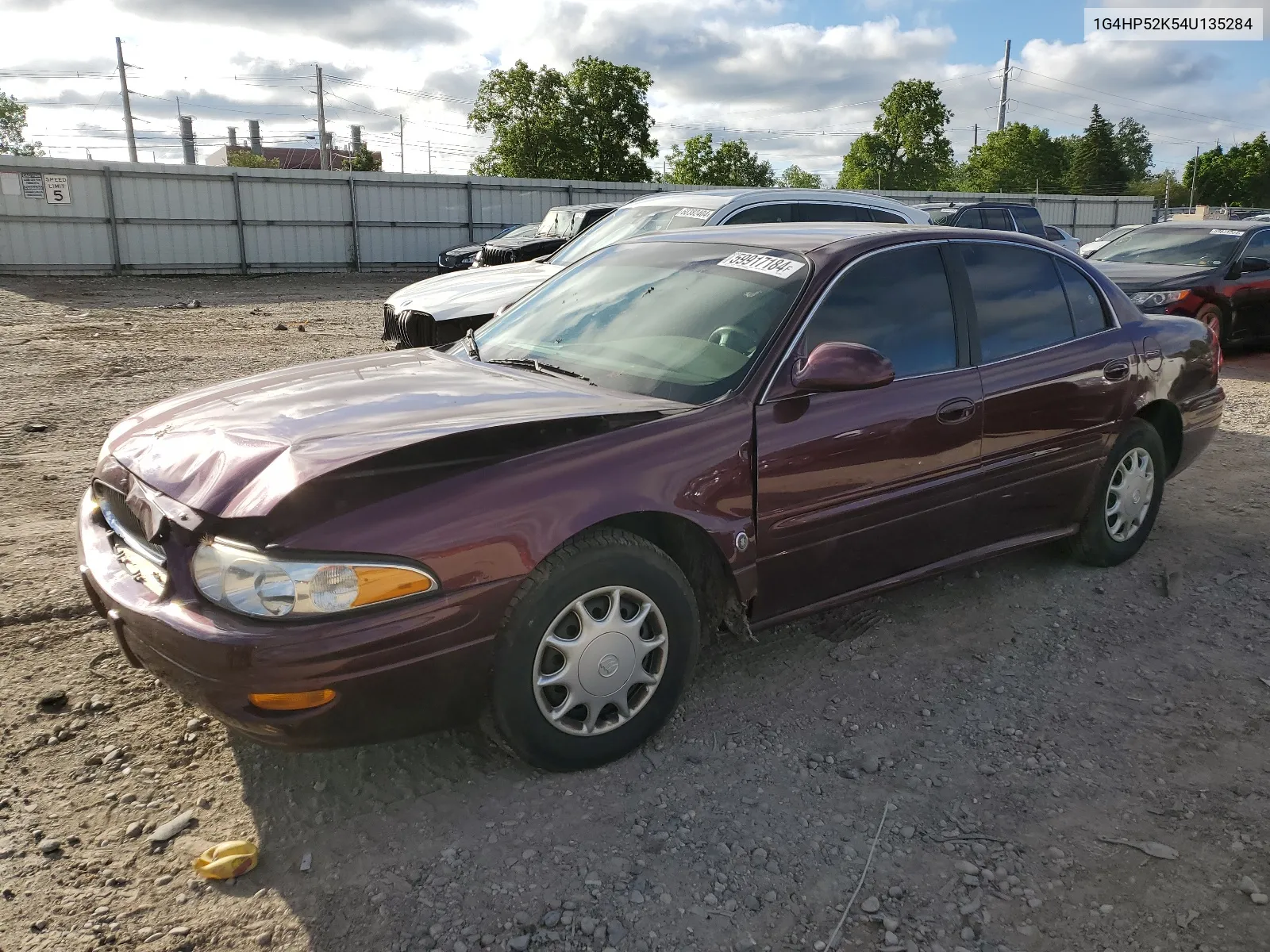 2004 Buick Lesabre Custom VIN: 1G4HP52K54U135284 Lot: 59917184