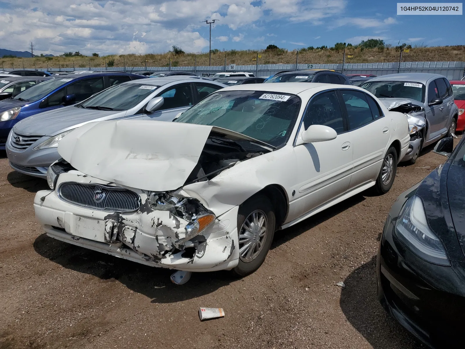 2004 Buick Lesabre Custom VIN: 1G4HP52K04U120742 Lot: 62762094