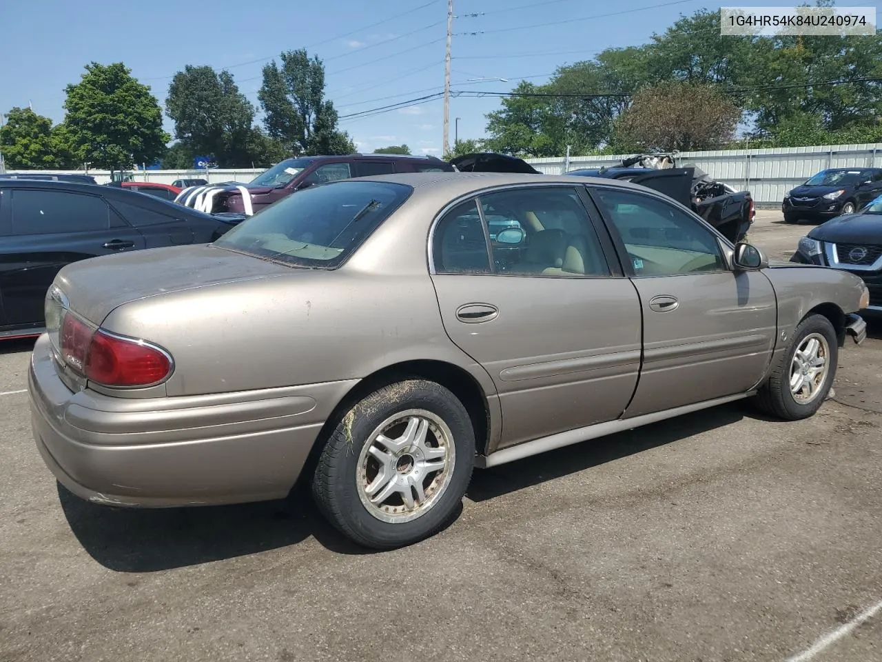 2004 Buick Lesabre Limited VIN: 1G4HR54K84U240974 Lot: 65356384