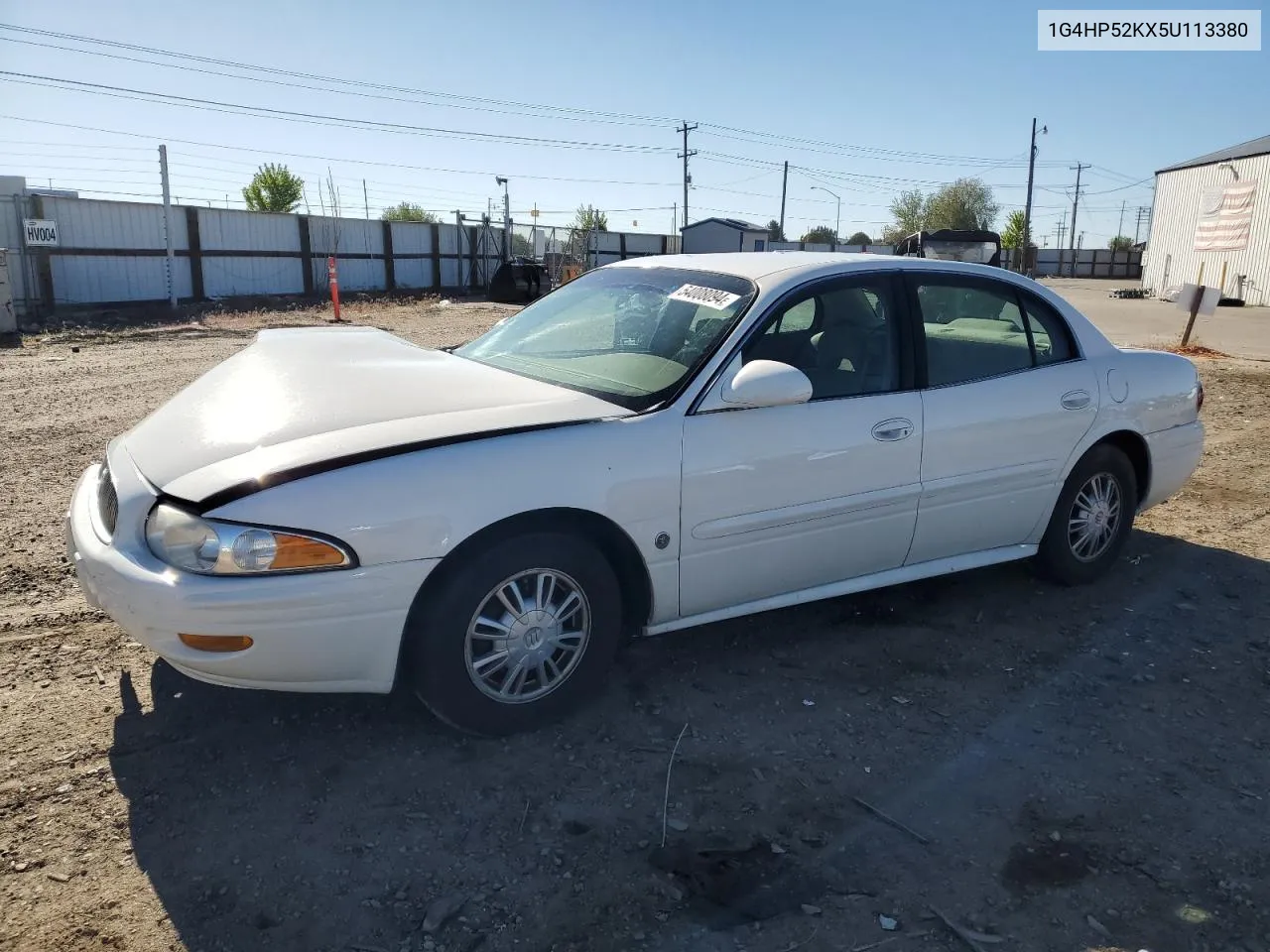 2005 Buick Lesabre Custom VIN: 1G4HP52KX5U113380 Lot: 54008094