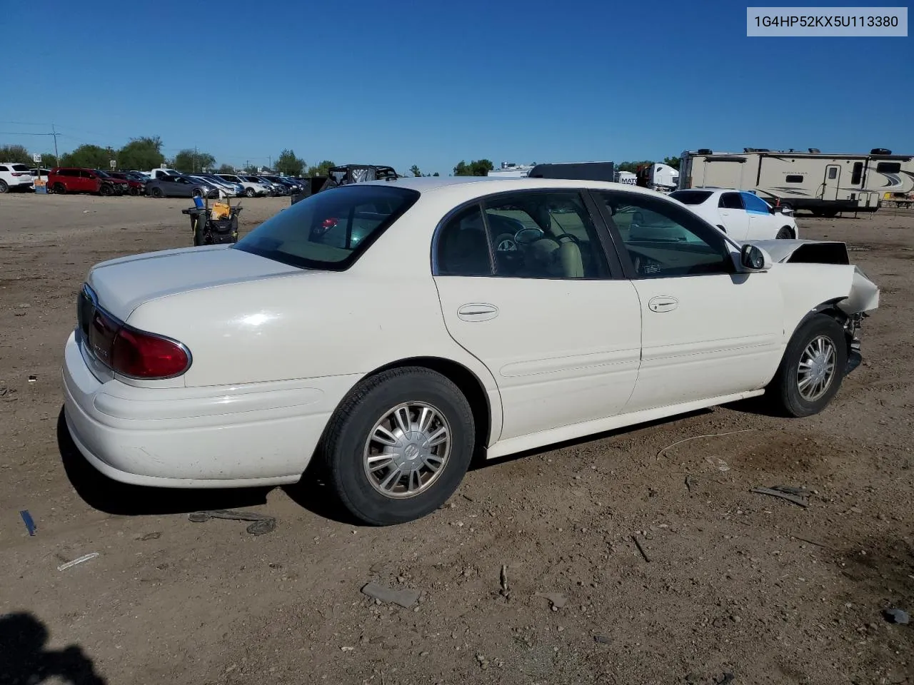 1G4HP52KX5U113380 2005 Buick Lesabre Custom