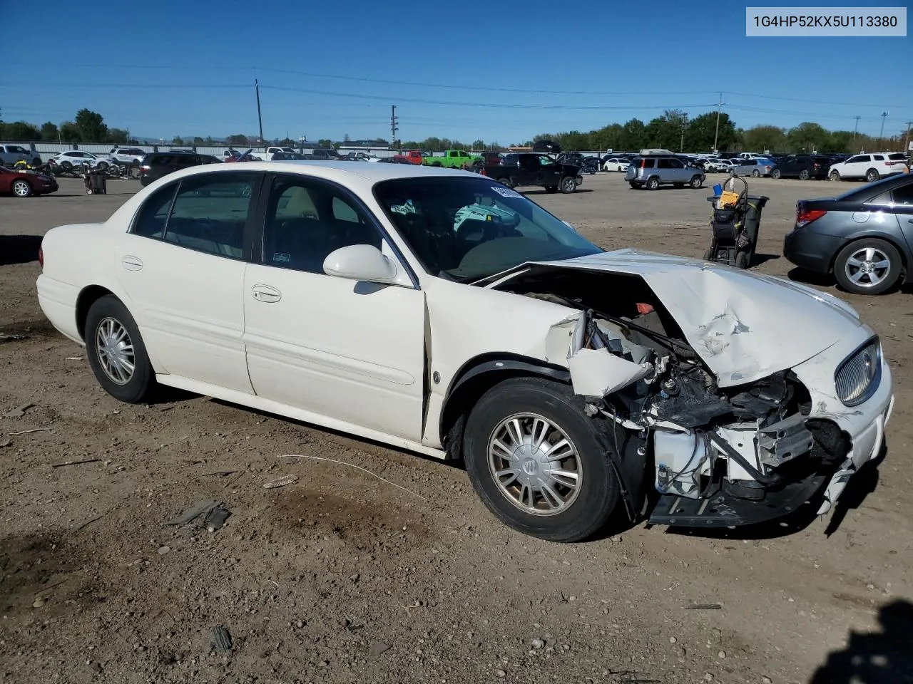 2005 Buick Lesabre Custom VIN: 1G4HP52KX5U113380 Lot: 54008094