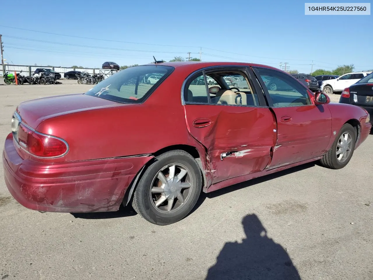 2005 Buick Lesabre Limited VIN: 1G4HR54K25U227560 Lot: 54954574