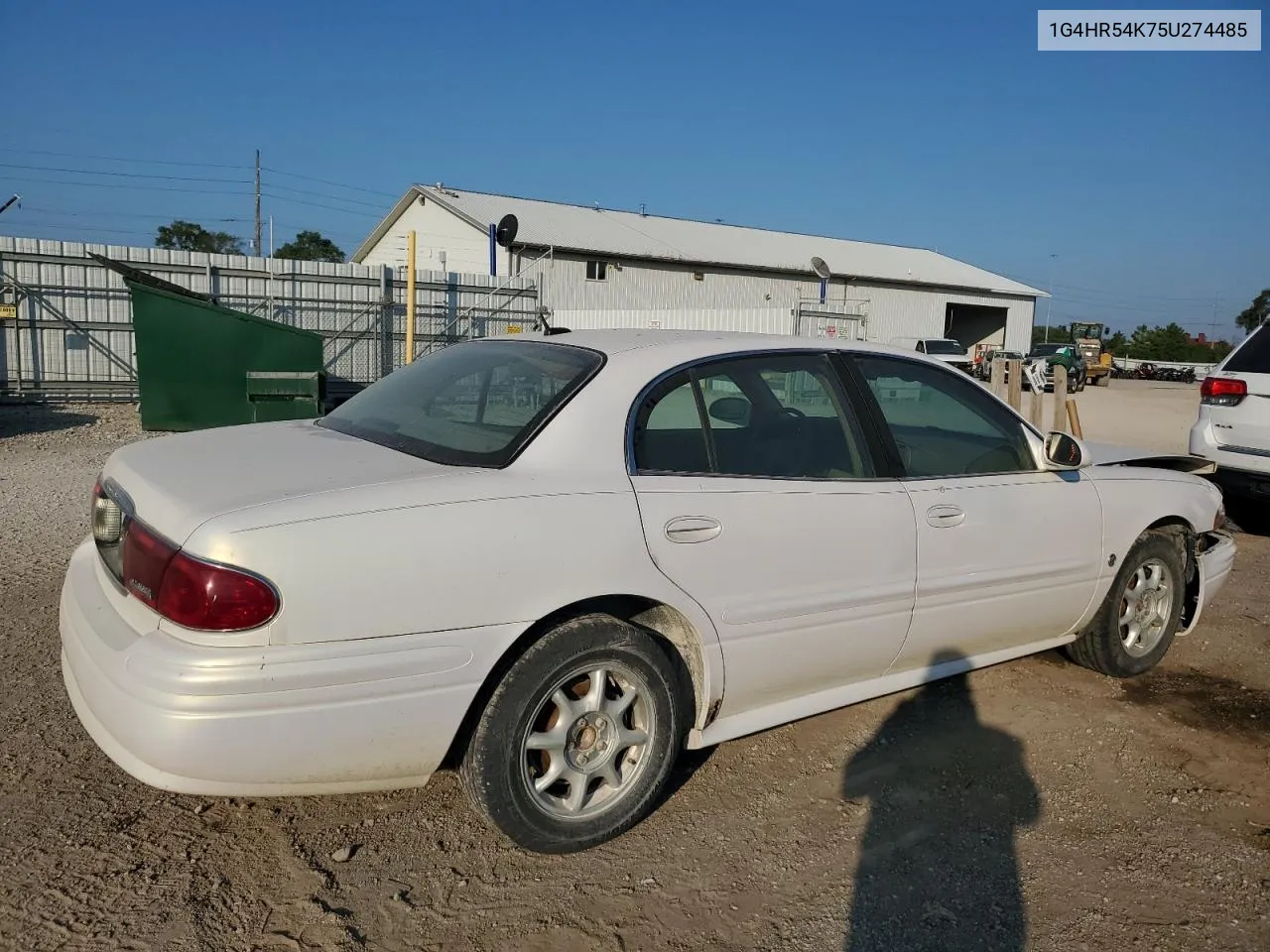 2005 Buick Lesabre Limited VIN: 1G4HR54K75U274485 Lot: 66581334