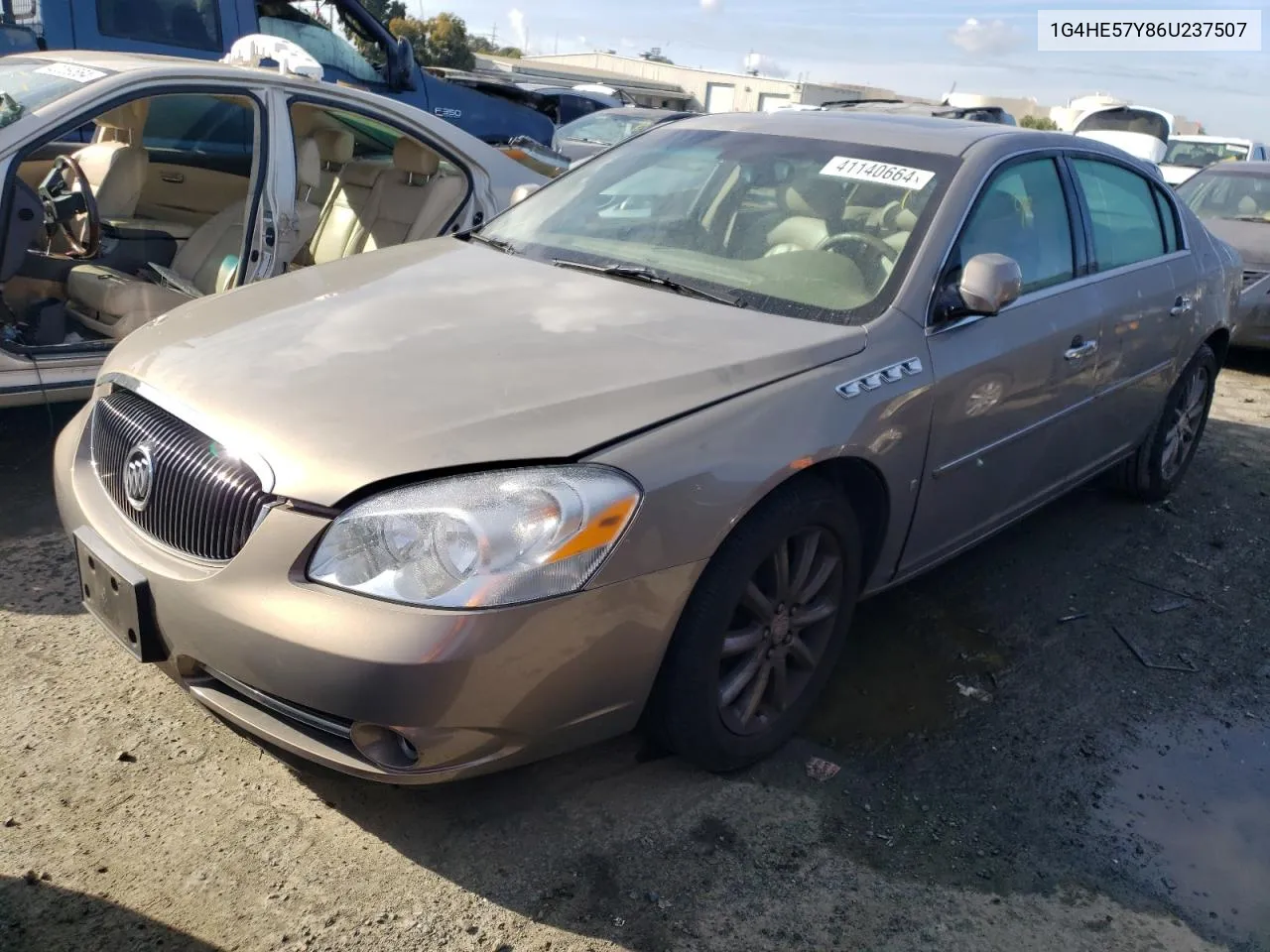 2006 Buick Lucerne Cxs VIN: 1G4HE57Y86U237507 Lot: 41140664