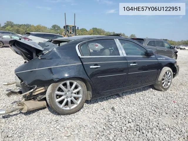 2006 Buick Lucerne Cxs VIN: 1G4HE57Y06U122951 Lot: 47867554