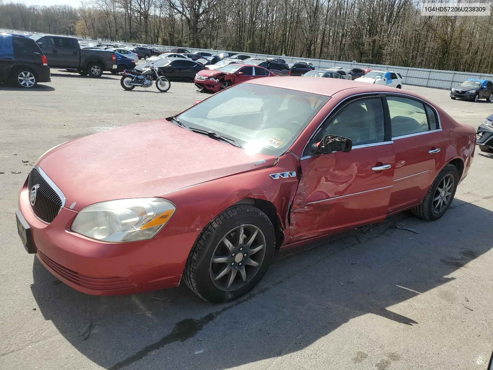 1G4HD57206U238309 2006 Buick Lucerne Cxl