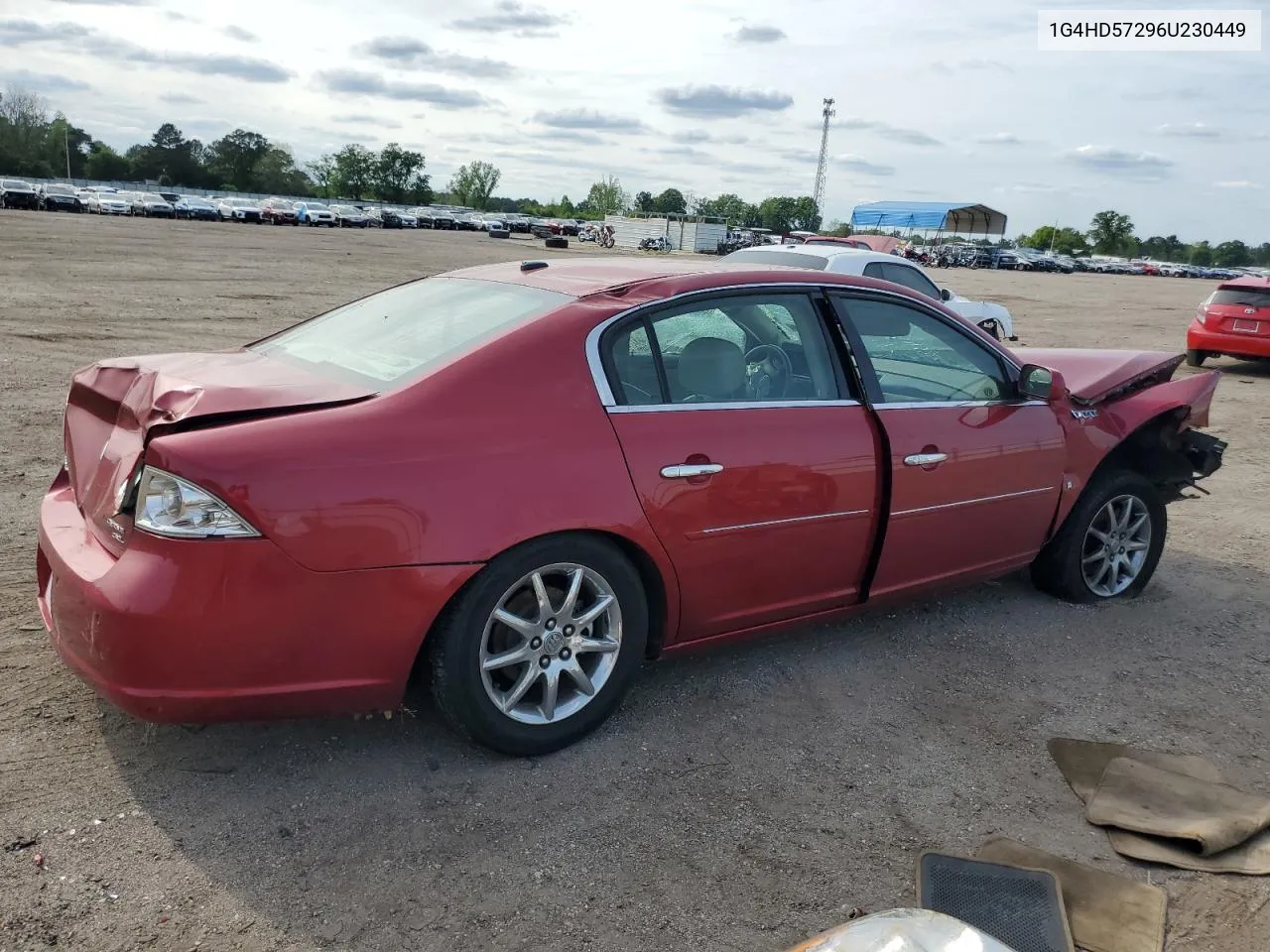 2006 Buick Lucerne Cxl VIN: 1G4HD57296U230449 Lot: 50119164