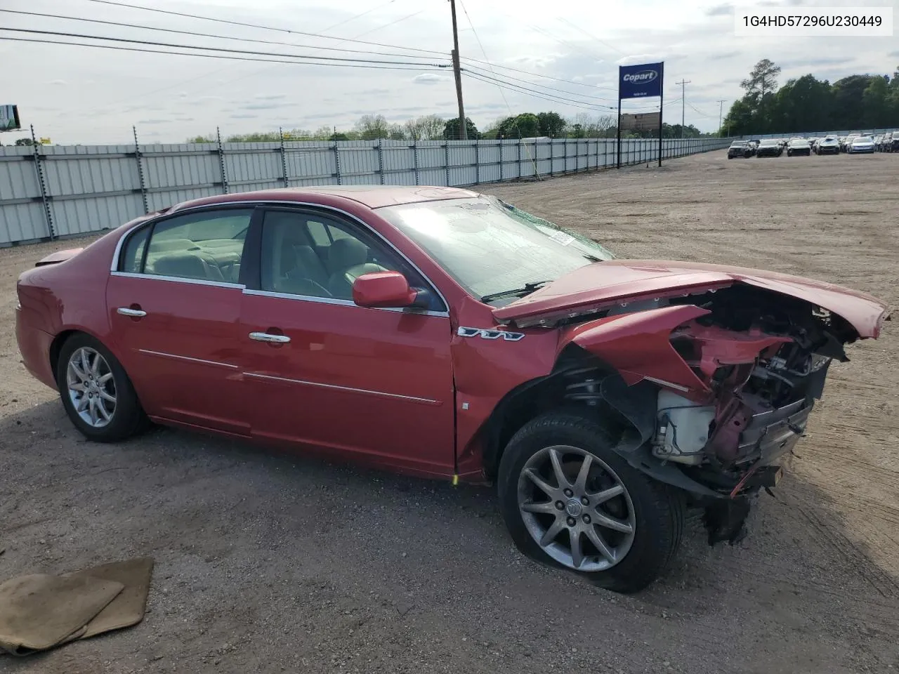 2006 Buick Lucerne Cxl VIN: 1G4HD57296U230449 Lot: 50119164