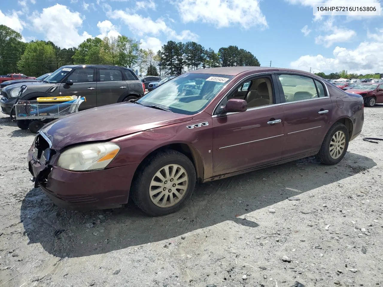 2006 Buick Lucerne Cx VIN: 1G4HP57216U163806 Lot: 50555464