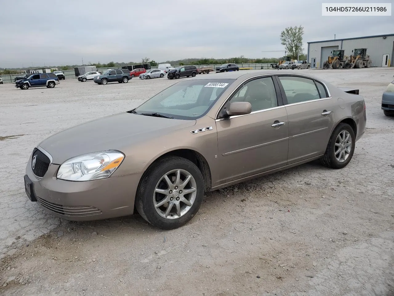 2006 Buick Lucerne Cxl VIN: 1G4HD57266U211986 Lot: 50988744