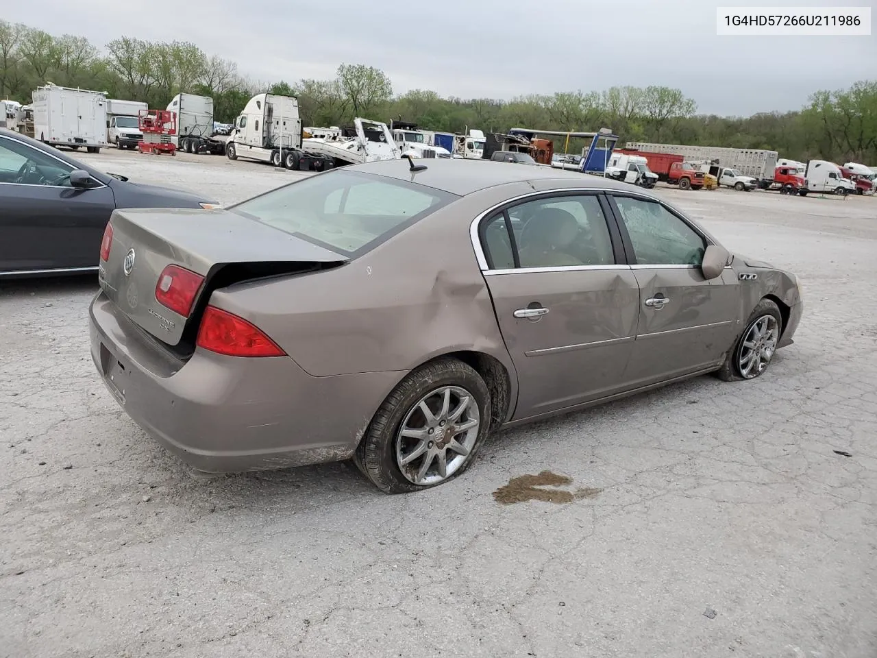 2006 Buick Lucerne Cxl VIN: 1G4HD57266U211986 Lot: 50988744