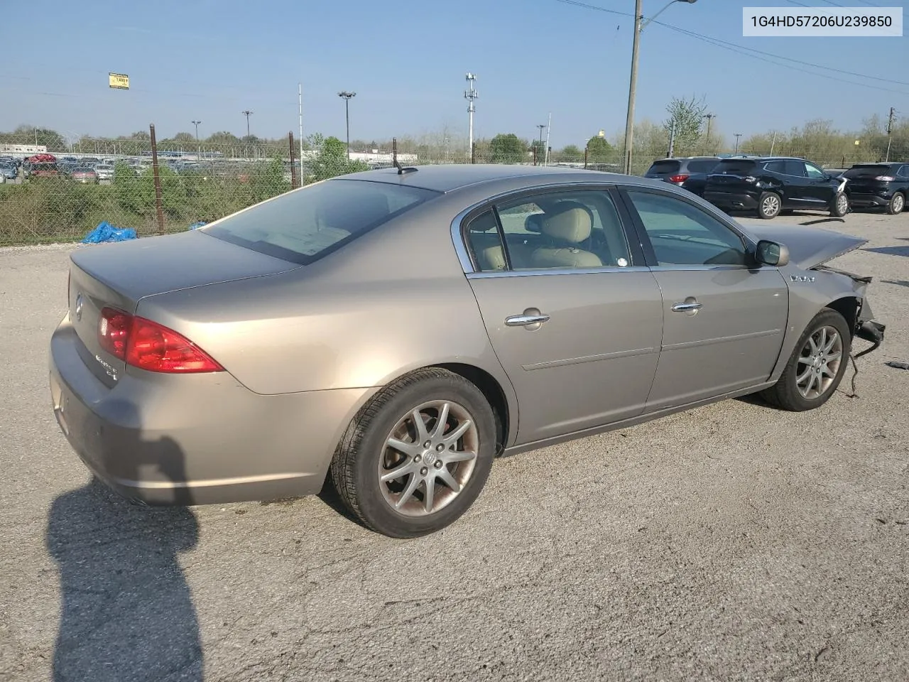 2006 Buick Lucerne Cxl VIN: 1G4HD57206U239850 Lot: 51129044