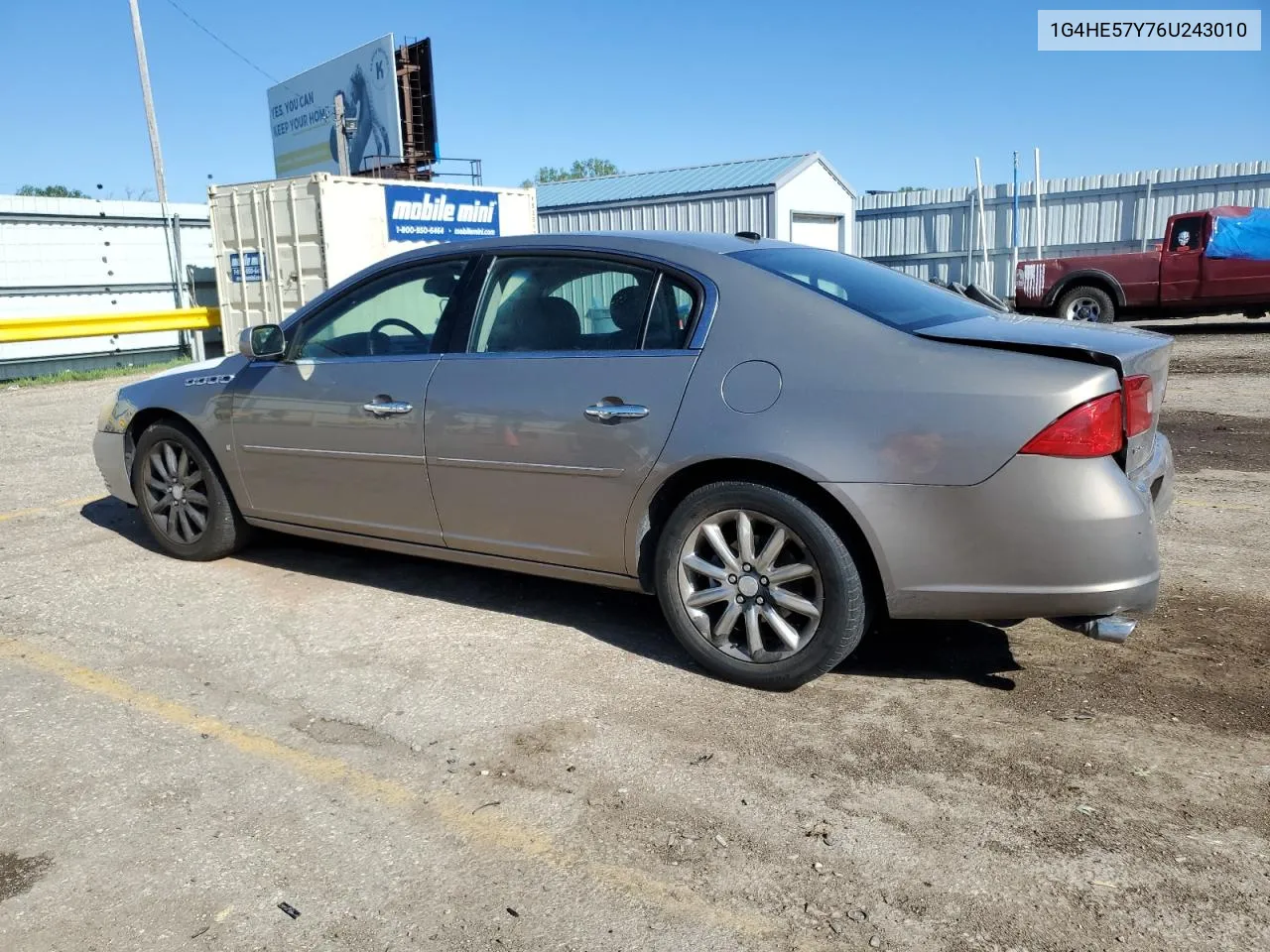 2006 Buick Lucerne Cxs VIN: 1G4HE57Y76U243010 Lot: 51131474