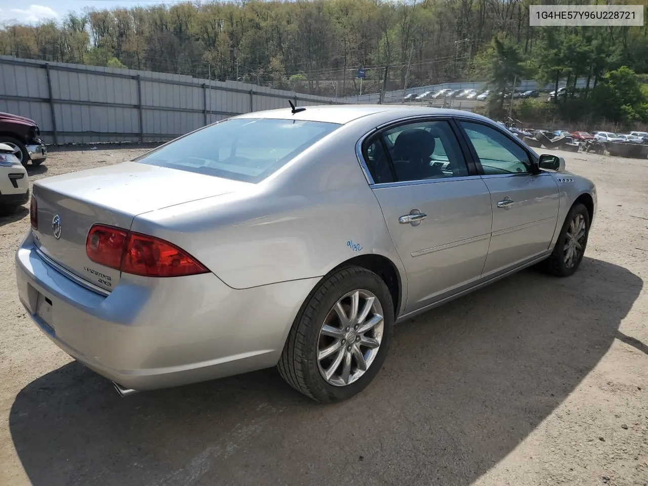 1G4HE57Y96U228721 2006 Buick Lucerne Cxs