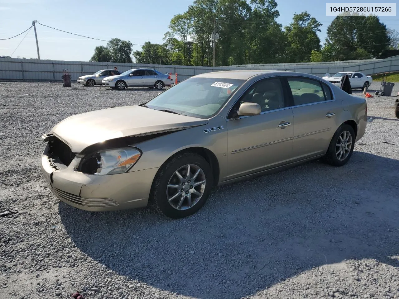 1G4HD57286U157266 2006 Buick Lucerne Cxl