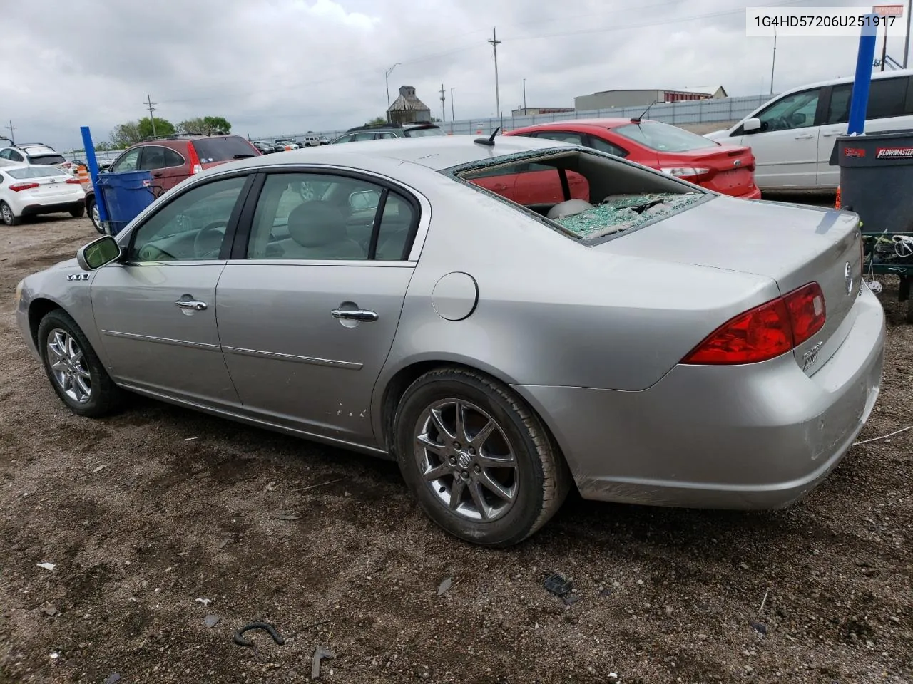 1G4HD57206U251917 2006 Buick Lucerne Cxl