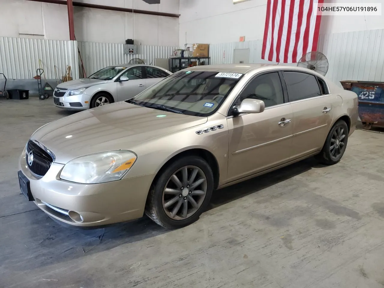 2006 Buick Lucerne Cxs VIN: 1G4HE57Y06U191896 Lot: 55721574