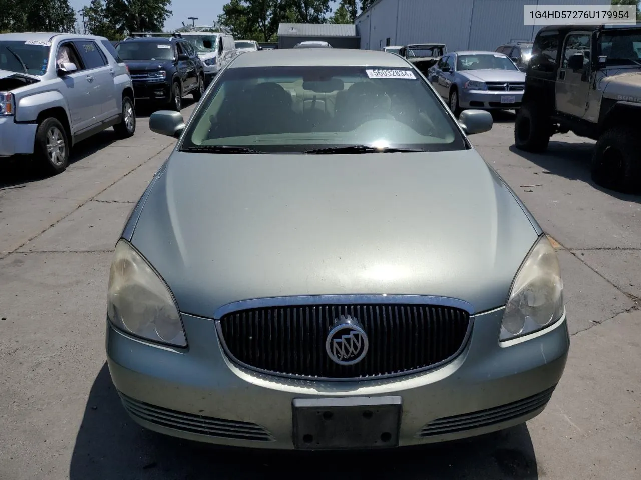 2006 Buick Lucerne Cxl VIN: 1G4HD57276U179954 Lot: 56032834