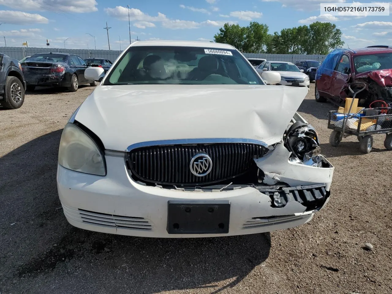 2006 Buick Lucerne Cxl VIN: 1G4HD57216U173759 Lot: 56080094